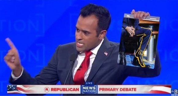 Une pique formidable aux soit-disant bottes à talons de Ron DeSantis, dont Fred vous avait déjà parlé.