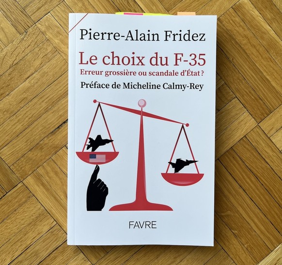 Le conseiller national Pierre-Alain Fridez (PS/JU) avait déjà argumenté contre l&#039;acquisition du F-35 dans son livre «Le choix du F-35: erreur grossière ou scandale d&#039;Etat».
