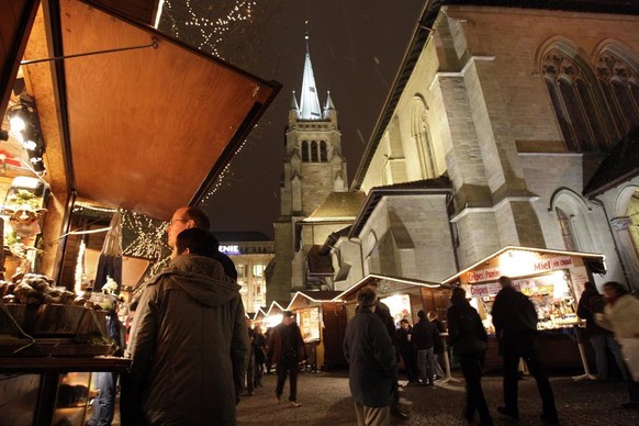 Marché de noël lausanne