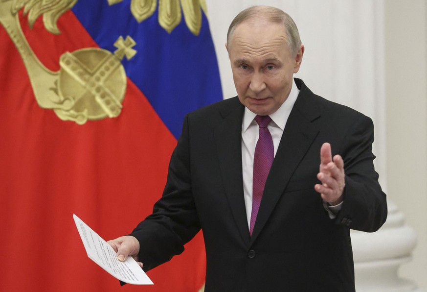 Le président russe Vladimir Poutine.