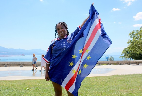 Tali soutient à fond son pays d'origine, le Cap-Vert.