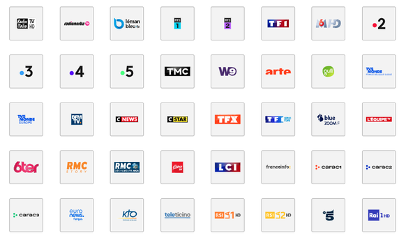 Galxus TV, les chaines