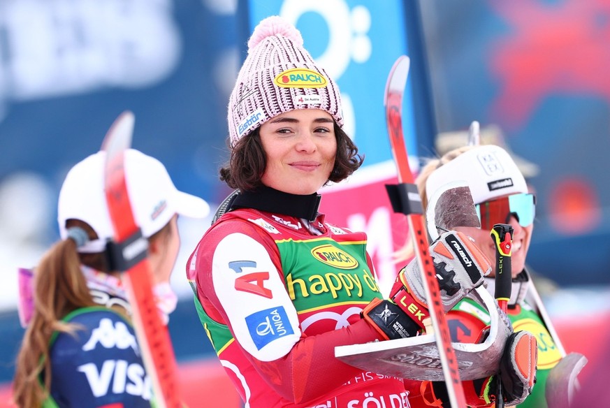Julia Scheib a décroché la semaine dernière sa première victoire en Coupe du monde.