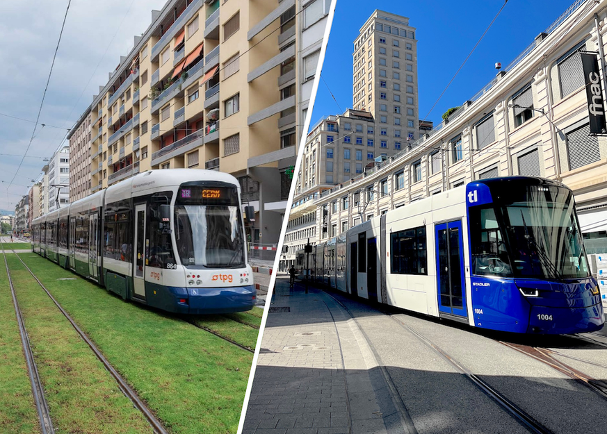 «Les Lausannois en pleurs»: le nouveau tram fait rigoler à Genève