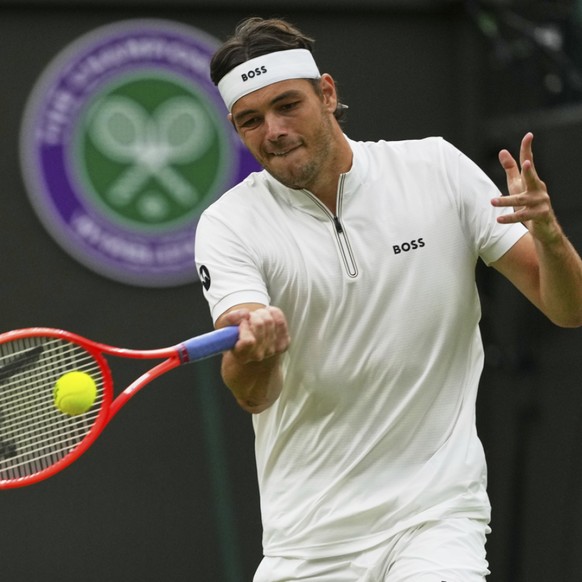 Taylor Fritz figure pour la 3e fois en quart de finale à Wimbledon