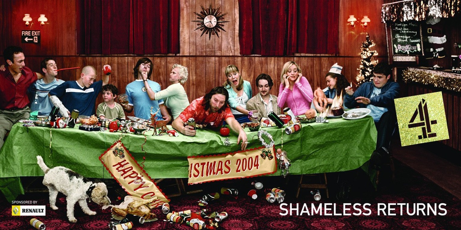 Pour la promo de la série Shameless.