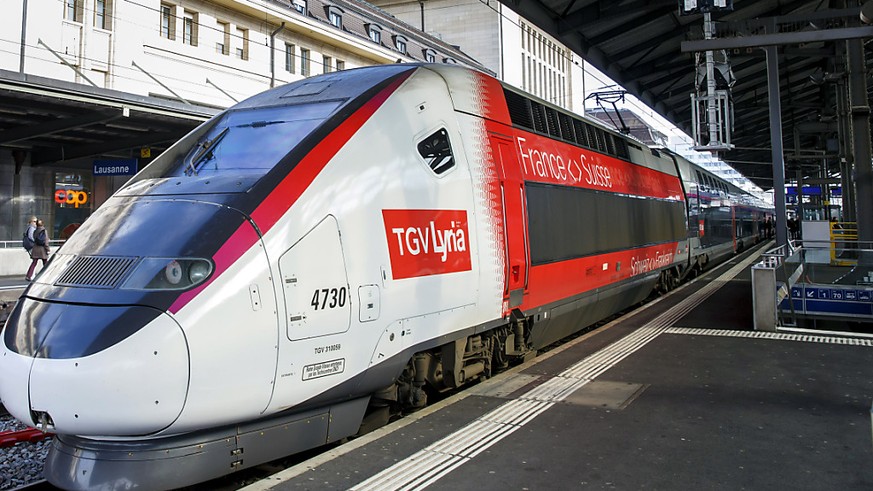 Les TGV entre Paris et Lausanne devraient avoir 1h30 de retard.