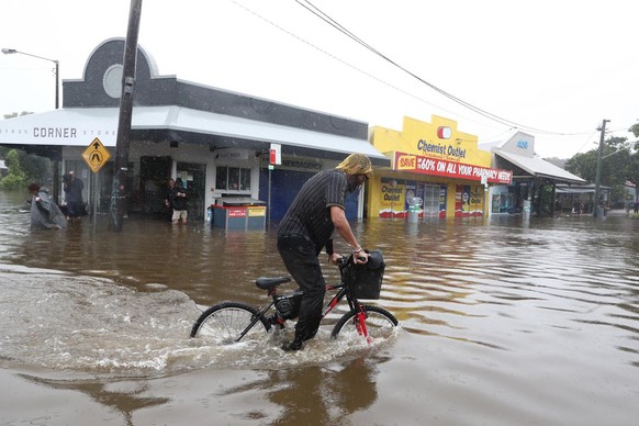 Inondatons en Australie (Byron Bay) ce mercredi 30 mars 2022.