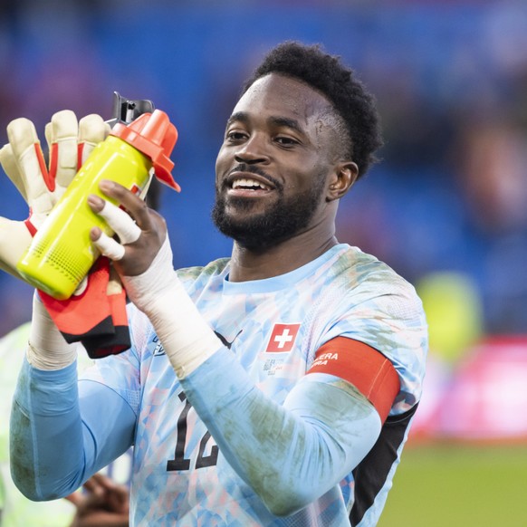 Yvon Mvogo s'est illustré dans les cages de l'équipe de Suisse face à la Norvège.