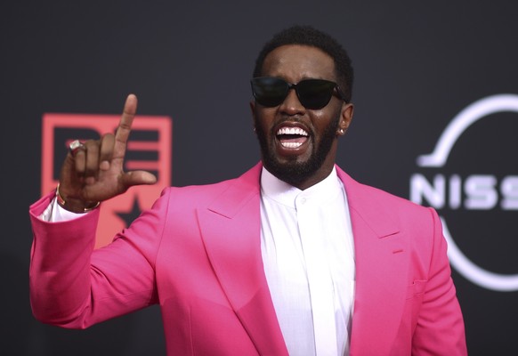 FILE - Sean &quot;Diddy&quot; Combs arrives at the BET Awards, June 26, 2022, at the Microsoft Theater in Los Angeles. (Photo by Richard Shotwell/Invision/AP, File)