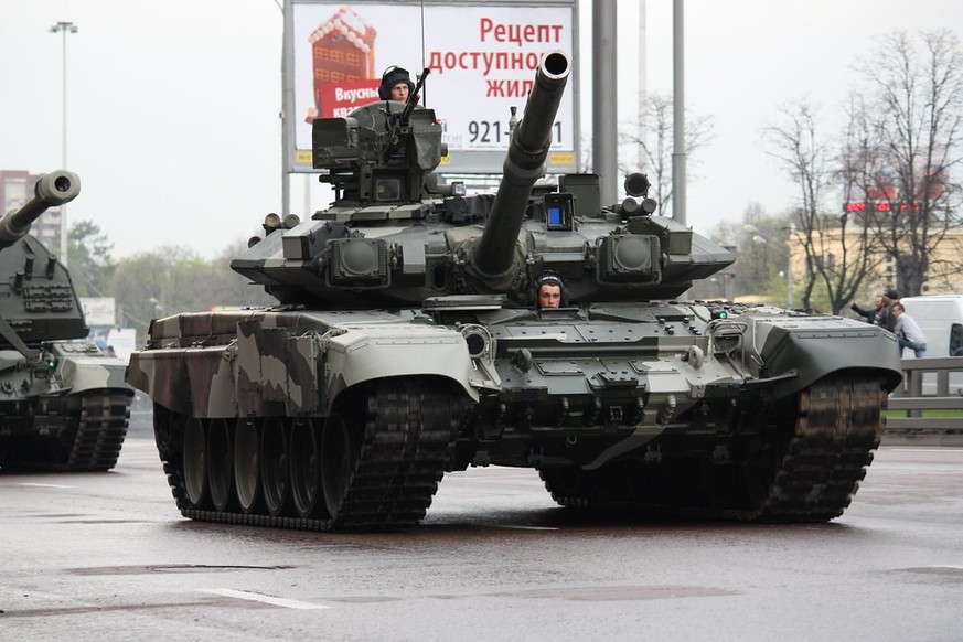 Un char T-90 russe.