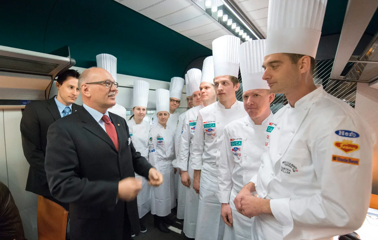 Restaurant CFF Elvetino: le directeur Wolfgang Winter en 2013