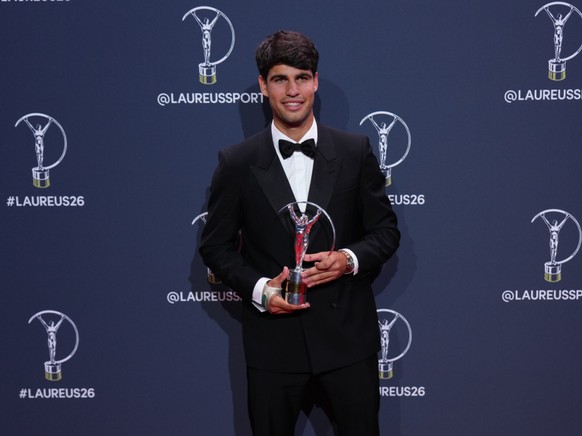 Carlos Alcaraz a été récompensé pour son année 2025 remarquable.