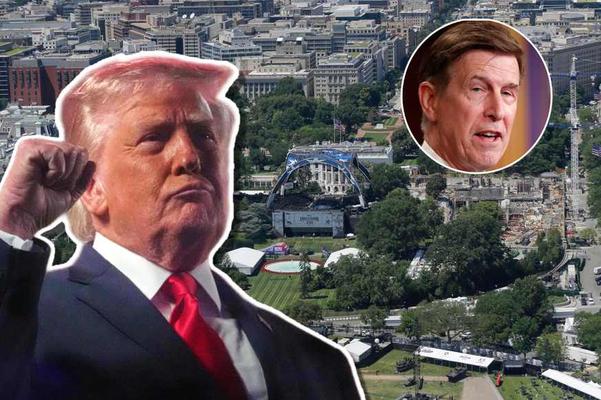 Les combats de MMA auront lieu juste devant les fenêtres de la Maison-Blanche où loge Donald Trump, ce qui a le don d'agacer le Démocrate Don Beyer.
