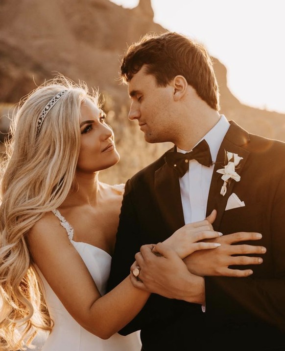 Right-wing pundit CHARLIE KIRK, 31, father of two, CEO and co-founder of the conservative youth organization &#039;TURNING POINT USA&#039; killed by a single rifle bullet, Wednesday September 10, 2025 ...