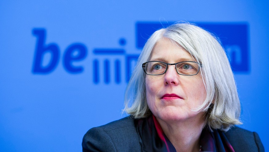 ARCHIV - 24.02.2014, Berlin: Die damalige Berliner Finanzstaatssekretärin Margaretha Sudhof (SPD) nimmt an einer Pressekonferenz teil. (zu dpa: «Masken-Sonderermittlerin Sudhof kann im Ausschuss aussa ...