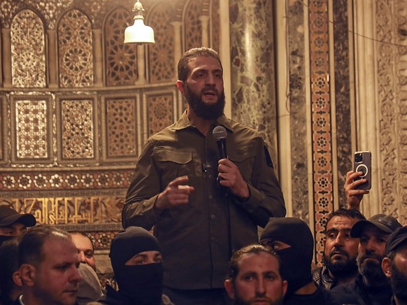 Le chef des rebelles islamistes Abou Mohammad al-Jolani s&#039;adresse
