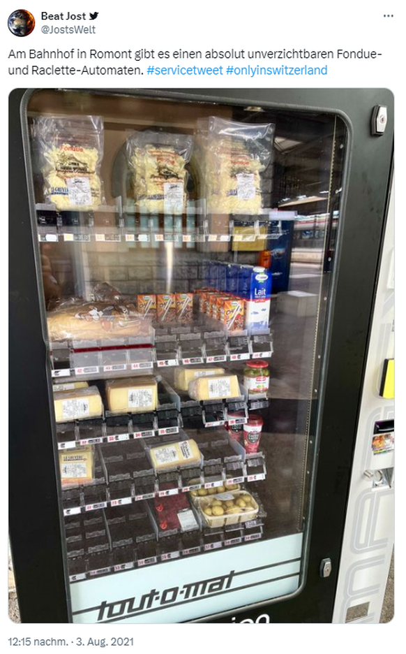 Fondue Automat in der Schweiz