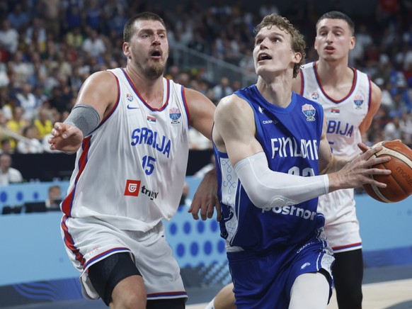 Lauri Markkanen et ses coéquipiers ont pris le meilleur sur Nikola Jokic et la Serbie