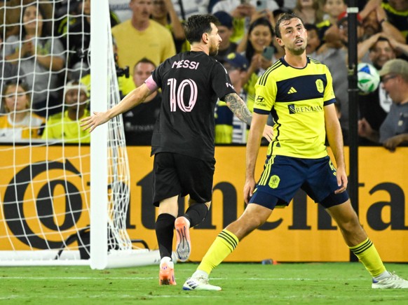 Lionel Messi (10) a signé un triplé face à Nashville samedi