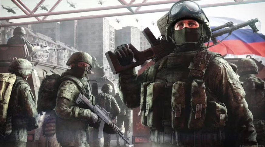 On a vu apparaître des jeux vidéo comme «Best in Hell», (inspiré du film du même nom datant de 2022) où les joueurs sont invités à se mettre à la place des soldats russes en action en Ukraine.