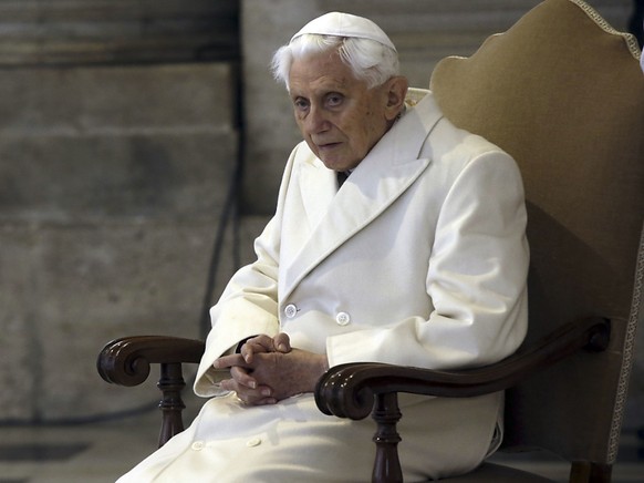 L'ex-pape Benoît XVI.