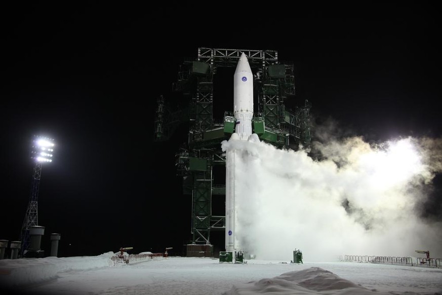 Le lancement d'une fusée Angara-A5.