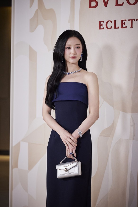 SEOUL, SOUTH KOREA - MAY 12: Kim Ji-won attends the BVLGARI ECLETTICA High Jewelry Event at Vista Hall, Vista Walkerhill Seoul in Gwangjin-gu on May 12, 2026 in Seoul, South Korea. (Photo by LEE JEONG ...