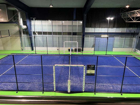 L'un des terrains de l'Urban Padel de Lausanne.