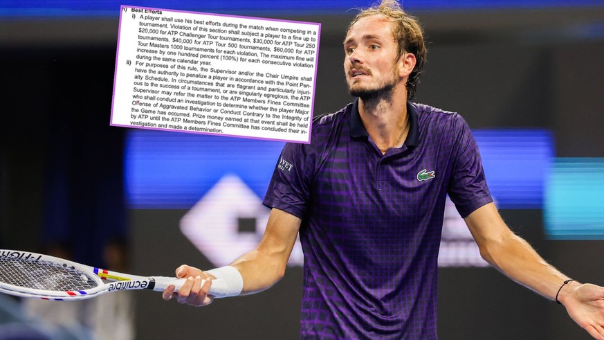 Le coup de sang de Medvedev cache une règle du tennis qui pose problème 