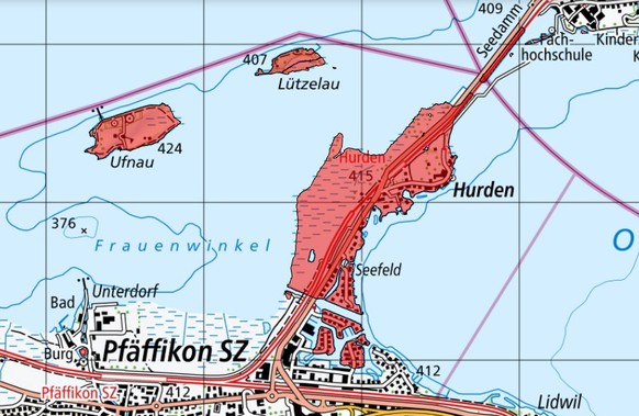 Hurden Inseln Schweiz