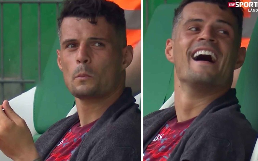 Cette glace que mange Granit Xhaka a quelque chose de spécial