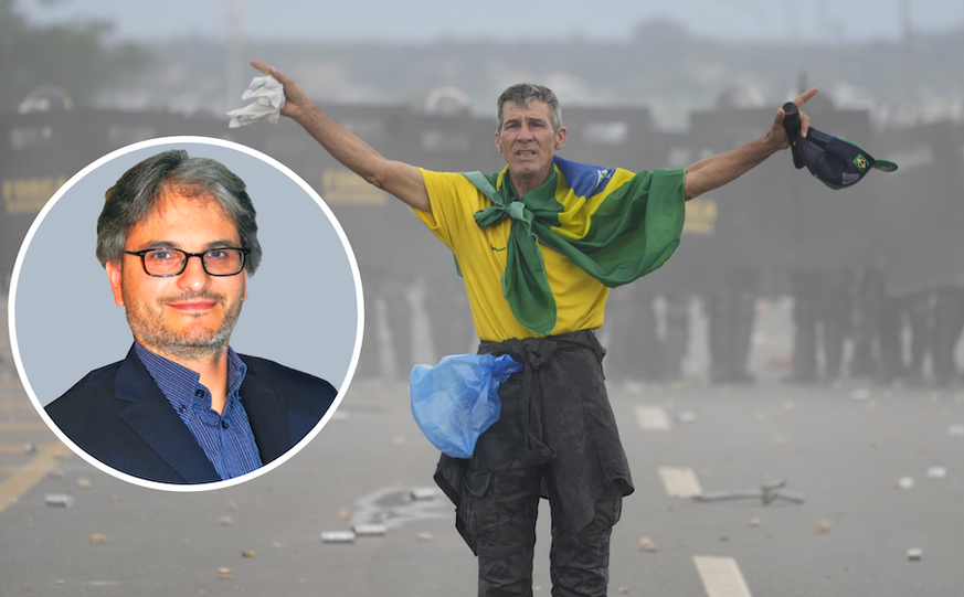 Oscar Mazzoleni évoque les évènements qui ont eu lieu au Brésil et rappellent ceux du Capitole.