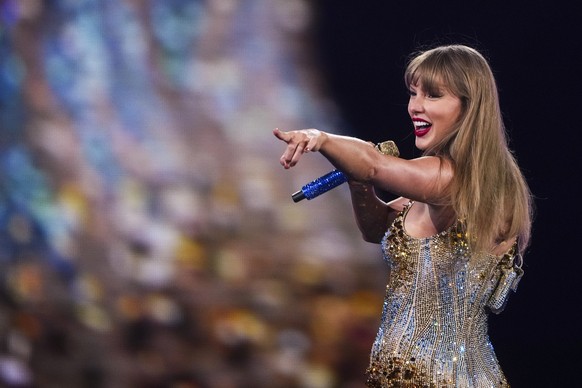 Taylor Swift performs during &quot;The Eras Tour&quot; on Friday, Dec. 6, 2024, in Vancouver, British Columbia. (AP Photo/Lindsey Wasson)
Taylor Swift
