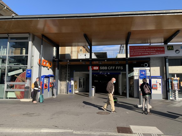 Gare de Morges. 31 août 2021.