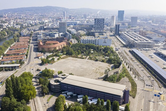 Vue sur le stade du Hardturm