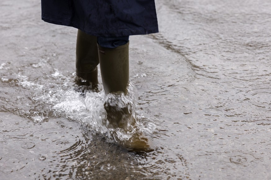 Les pluies de dimanche a provoqué un important dégât des eaux à Blonay-St-Légier (VD).