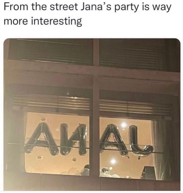 Faildienstag: Janas Party Ballons umgekehrt ergibt anal. hihihi