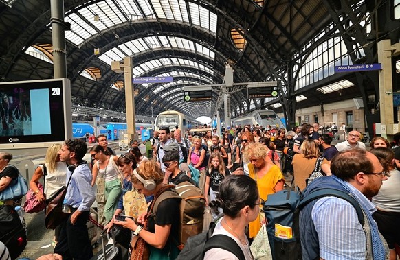 Gare de Milan.