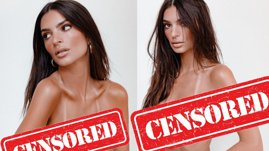 Emily Ratajkowski a posté des photos d'elle topless sur Instagram.