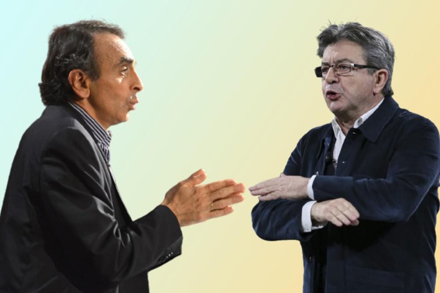 BFMTV organise un débat entre Jean-Luc Mélenchon et Éric Zemmour jeudi soir.