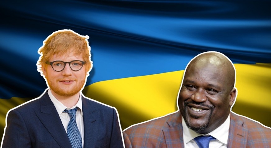 Ed Sheeran et Shaquille O&#039;Neal ont fait dons d&#039;objets personnels pour soutenir la Fondation de l&#039;OMS en Ukraine.