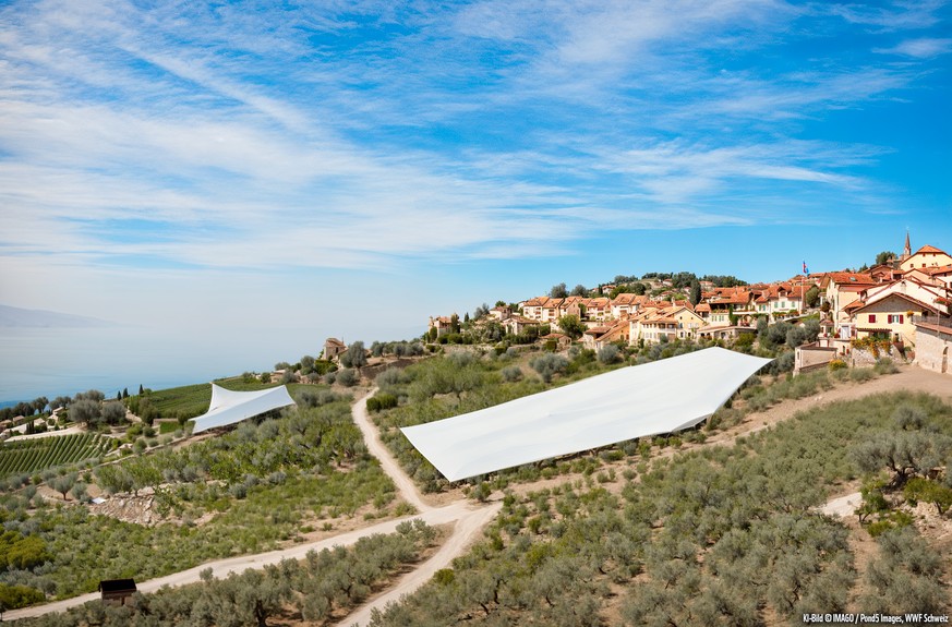 Le Lavaux en 2085, selon l&#039;IA, le voici.