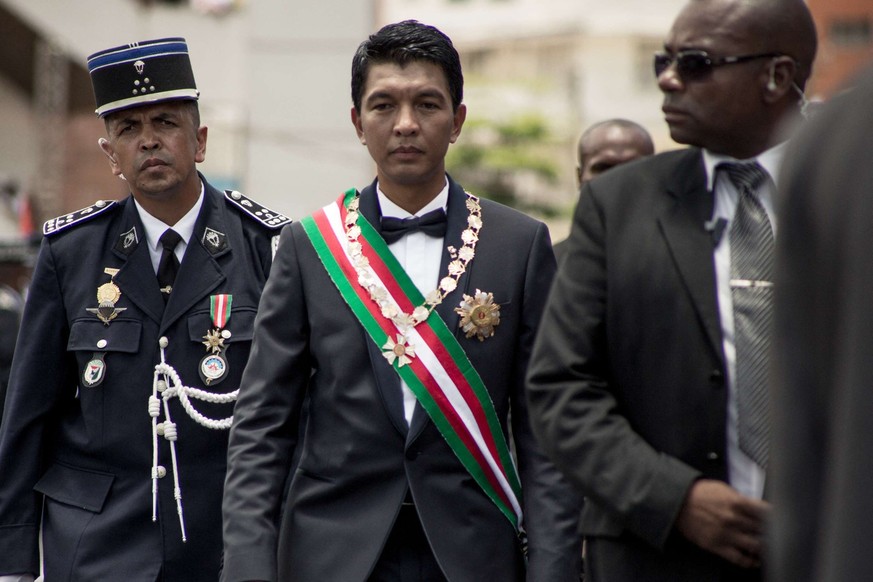 Le président destitué Andry Rajoelina.
