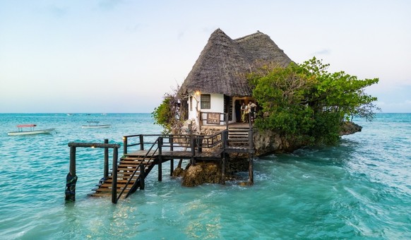 Schönste Strände der Welt für 2026 Sansibar Tansania  Chwaka Bay, Michamvi The Rock Restaurant