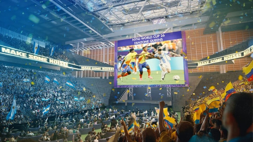 Voici à quoi ressemblera la fan zone payante du Queens.