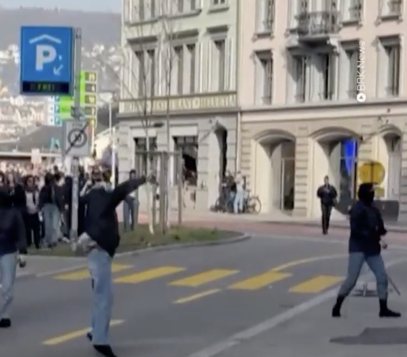 Manifestation féministe Zurich