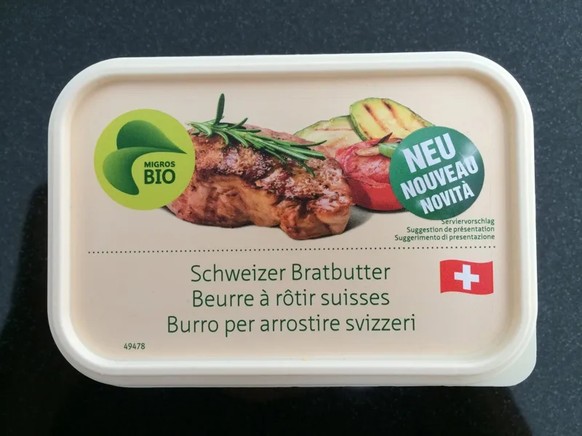 Beurre à rôtir suisses, mauvaise traduction Migros