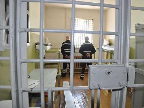 La cellule d&#039;une colonie pénitentiaire russe. Cette photo a été prise dans la colonie IK-18, également située à Kharp.