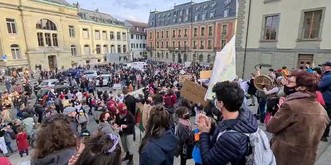 1500 manifestants en soutien aux Zadistes à Lausanne